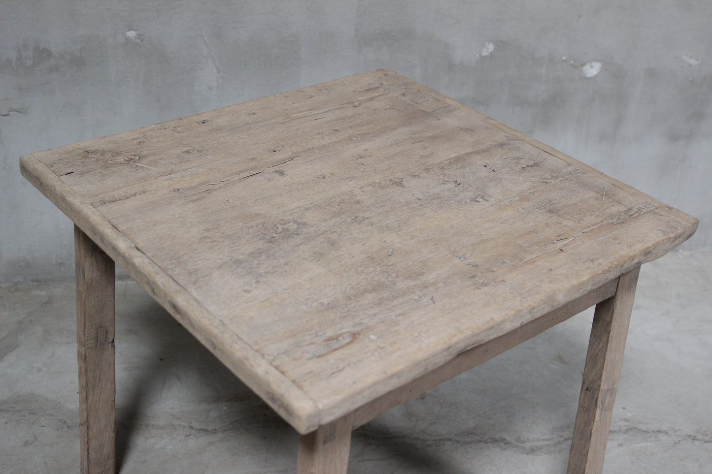 Vintage Elm Table, Square