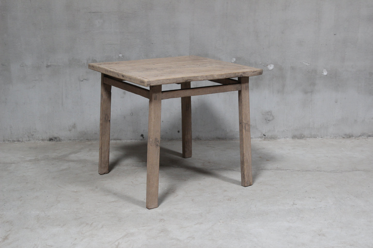 Vintage Elm Table, Square