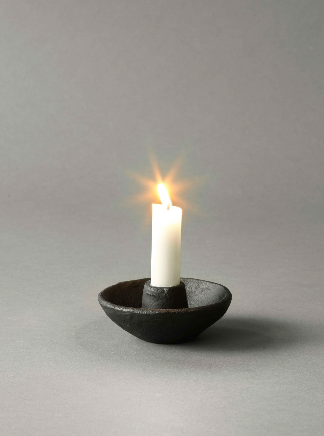 Cast Iron Candle Holder