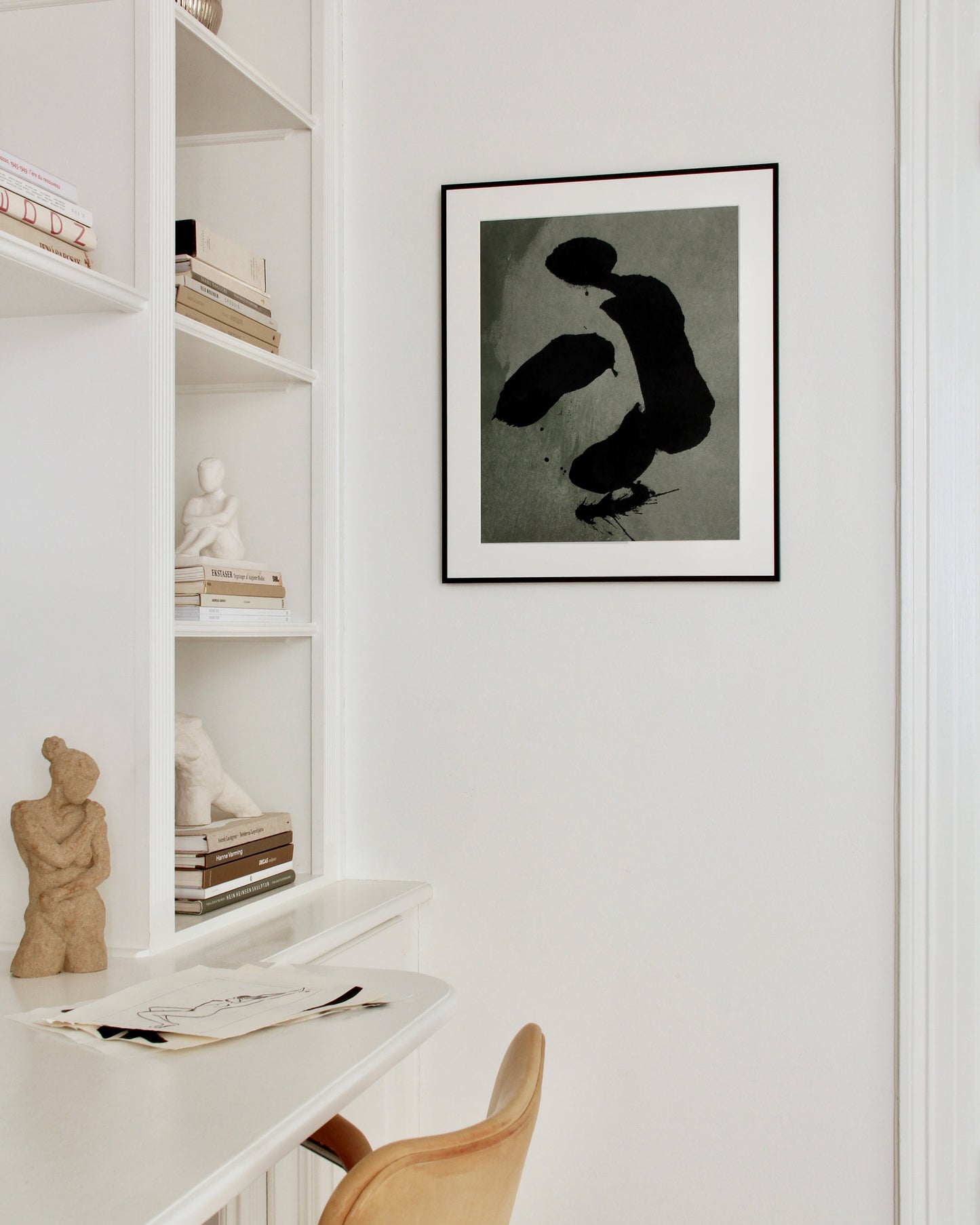 Print, Green Abstract